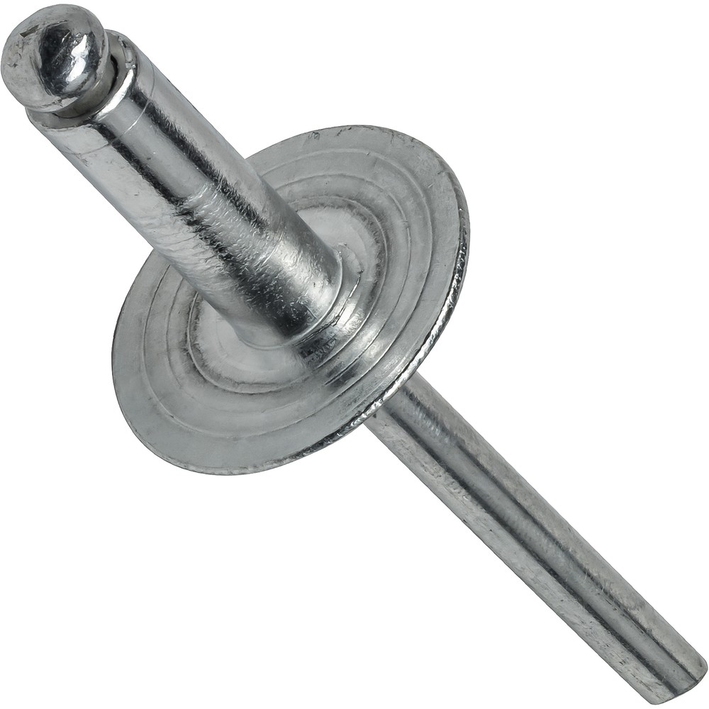 Large Flange Pop Rivets 1/8″ x 3/16″ Aluminum Dome Head (4-3) Blind Qty 100