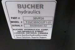 Monarch T2VC355C02F1-01 3 HP 1800 RPM 208-230/460VAC Hydraulic Power Unit