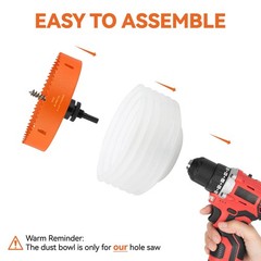 6 1/8 Hole Saw for Recessed Lights, 6.125 Inch Bi-Metal 6-1/8 inch, orange