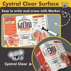 KOALA Thermal Laminating Pouches 9″x11.5″ Clear 3Mil Laminate Sheets 25 Counts