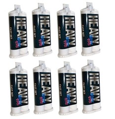 8 x Heavy Body Fast Rapid Set Impression Material, 50mL Cartridges VPS PVS