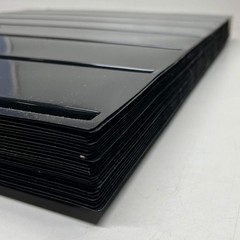 Ice Cream Shelf Liner (25 Pack) P/N 4565 Black 7-Channel Pint Trays
