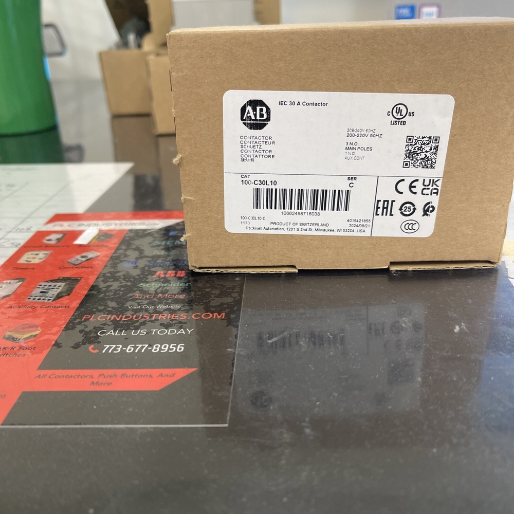 ALLEN. BRADLEY. 100-C30L10. 208-220-240AC