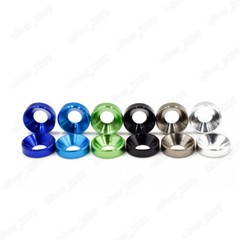 Aluminum 6061 Fisheye Washer Bumpy Countersunk Gasket M2 M3 M4 M5 M6 M8