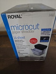 NEW!! ROYAL Microcut Paper Shredder 14 Sheet, Casters, Auto Start/Stop
