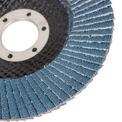 100 Piece 4-1/2 In x 7/8 In T29 80 Grit Premium Zirconia Flap Sanding Discs