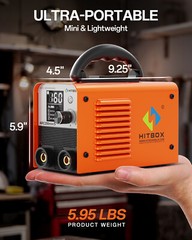 HITBOX Mini Welder 110V 160A MMA Stick Lift TIG IGBT Portable Welding Machine