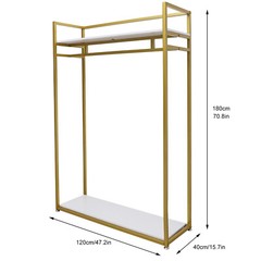 Clothes Closet Storage Garment Rack Shelf Organizer Clothes Hanger Lightweight