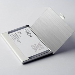 Stainless Steel Card Holder Case – Pocket Metal Wallet for Business, ID, Credit