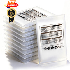70009V Clear Plastic Dust Collection Bags, 19.5″x33″ Replacement for
