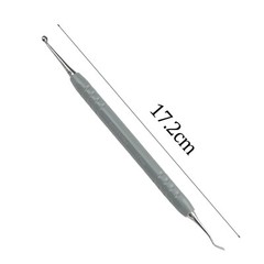 Dental Filling Spatula Trimmer Light Cure Filler Grey Original Handle Foam Pads