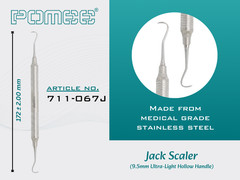 Pomee USA Jack Sickle Scaler Anterior Dental Instrument Hollow Handle