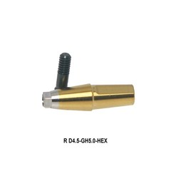 US Titanium Straight Abutment Hex For Hiossen ET Osstem TS Mini Regular Platform
