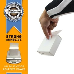 OfficeSmartLabels 2-1/4 x 1-1/4 inch, 2 2 Rolls – 1000 Labels Per Roll, White