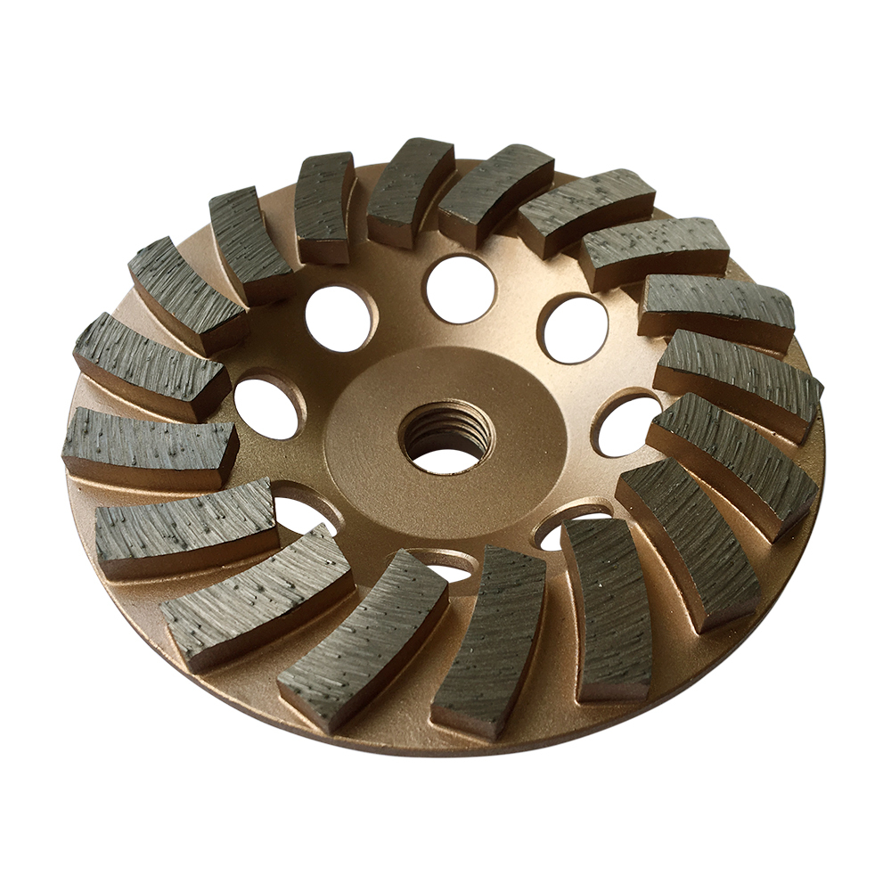 4.5″ Concrete Grinding Cup Wheels 18 Diamond Abrasive Turbo Seg 5/8″-11 Arbor