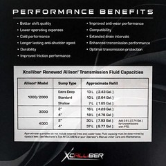 OIL5G-X XCALLIBER SYNTHETIC ATF – 5 GAL. PAIL, ALLISON 1000/GM TRANSMISSION