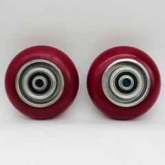 2pk Colson CG-Max Caster Wheel 5 x 2 Polyurethane On Aluminum Maroon 1000lb Capa