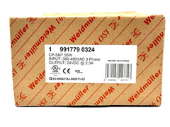 Weidmuller 991779 0324 CP-SNT 55W Power Supply 380-480VAC / 2.3A 24VDC