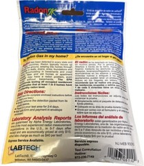 1 PIECE OF LABTECH RADON DETECTION KIT NEW IN PACKAGE