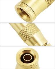 QWORK 1/4″ Push To Connect Fittings – 10 Pack Air Union, 10 pack