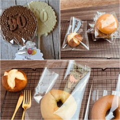 Clear Self Adhesive OPP Bags Cellophane Tape Peel Poly Seal Plastic Packing Bags