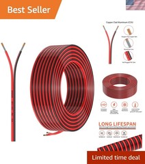 20 Gauge 2 Conductors 30FT Electrical Wire, Red Black Cable, Flexible Low Vol…