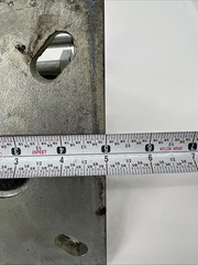 Larcaster Caster Wheel Assembly LC8651, 5×7 in Slotted Plate, Zerk Axle, L2012