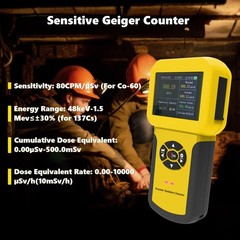 Nuclear Radiation Detector Geiger Counter GM X Ray Gamma Beta Dosimeter 2 Models