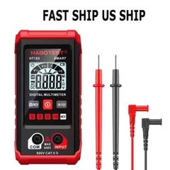 Digital Multimeter Tester AC DC Volt Ohm Amp Clamp Meter Auto Range LCD Handheld