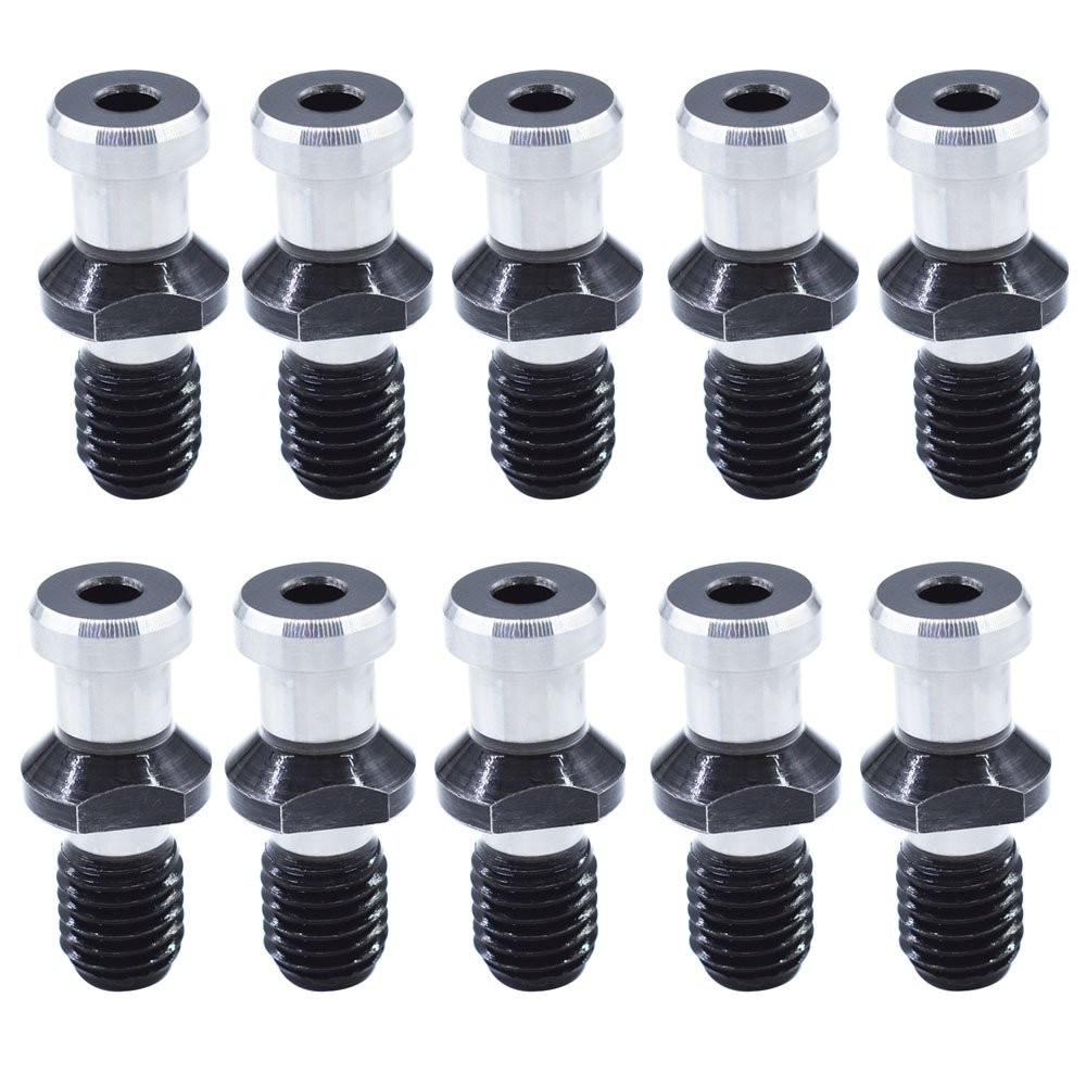 10Pcs CAT40 75° 0.747″ Pull Stud Coolant Thru Retention Knob For Mori Doosan New
