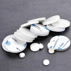 White Silicone Solid Discs Self Adhesive Round Pad Sealing Cushioning 5mm-150mm