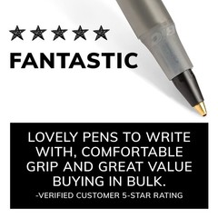BIC Round Stic Xtra Life Ball Pen, Medium Point (1.0 mm), Black, 60-Count