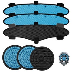 Washable Reusable Hard Hat Top Pads and Sweatbands Safety Helmet Accessories