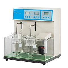 Double Cups Tablet Disintegration Tester testing Machine Lab Equipment 110V 600W