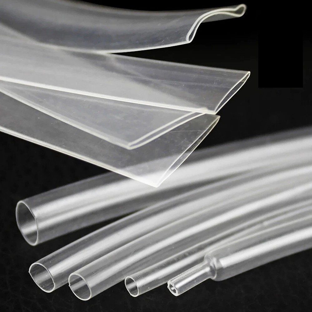 7/16″ 100 Feet 11mm Polyolefin 2:1 Clear Heat Shrink Tubing Tube Cable