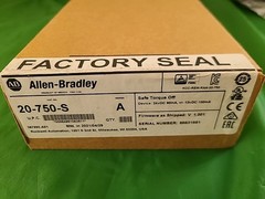 New SEALED Allen Bradley 20-750-S SAFE Torque Off Option Mod PowerFlex 750 – USA