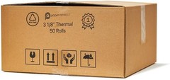 50 Rolls 3 1/8 x 230ft Thermal Receipt Paper Rolls