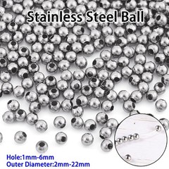 Stainless Steel Ball Bearing Bead Ball with Through Hole Unthreaded Ø 2mm-22mm