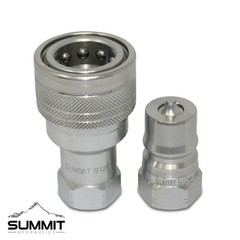1/2″ NPT ISO 7241-B Quick Disconnect Hydraulic Coupler Set