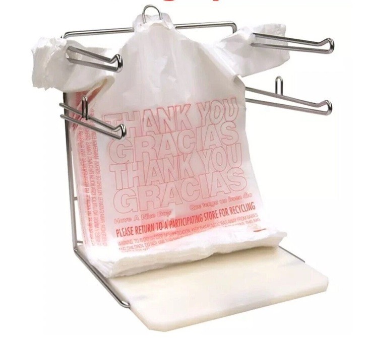 T-Shirt Carry-Out Bags Thank You Gracias Bags 11.5″ x 6.5″ x 22″