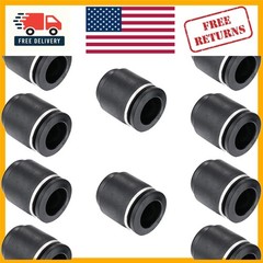 10PC Pack of 1/4 Inch Pneumatic Cap Plug Fittings – Easy Push-in Connect
