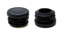 Black 1″ Round Tubing Plastic Hole Plug End Cap, 1 Inch OD Tube Pipe Cover