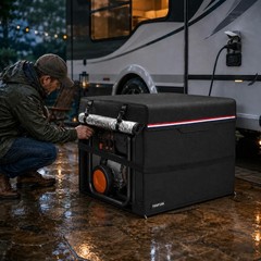 Generator Covers While Running, 600D+210D Oxford Fabric Double Layer, 38x28x3…