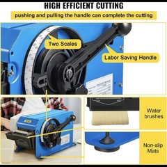 VEVOR Manual Water Activated Tape Dispenser FX-800 Carbon Steel Adjustable
