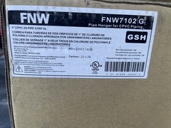 Figure 7102 1 in. CPVC 2-Hole Wraparound Strap (Self-Tapping Screws Included)