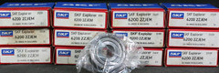 One (1) SKF 6200 2ZJEM Deep Groove Bearing 10 MM ID 6200 2Z/C3GJN Bulgaria NEW