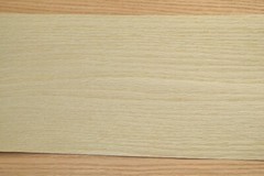 Bleached Red Oak Wood Veneer Sheet 7 x 19 inches 1/42nd thick L2308-05