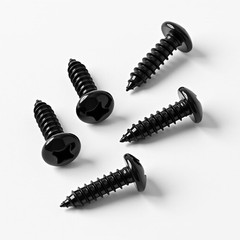 #12 X 1 (50 Pack) Pan Head Sheet Metal Screws Phillips Drive Self-Tapping Wood S