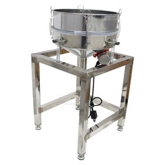 15.7in Electric Sieve Vibrating Screen Stainless Steel Shaker 100Mesh Screen110V