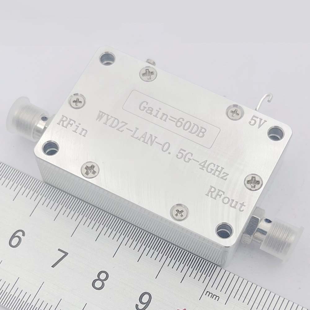 Low Noise Amplifier For GPS/Beidou/GLNSS Amplifier 0.5-4GHz LNA 60dB 50ohms *mz